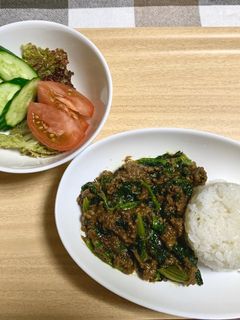 ほうれん草のキーマカレー-レシピのメイン写真