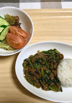 ほうれん草のキーマカレー-レシピのメイン写真