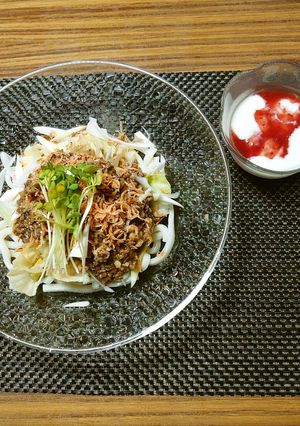 ヨウサマの減塩冷やしジャージャーうどん-レシピのメイン写真