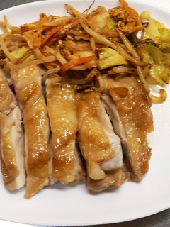 鶏照り焼きともやしミックスキムチ炒め。-レシピのメイン写真