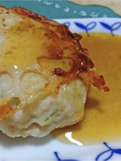レンコンつくねのゆずあんかけ-レシピのメイン写真