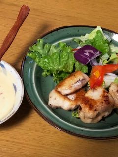鶏むね肉とスウィートチリマヨソース-レシピのメイン写真