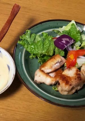 鶏むね肉とスウィートチリマヨソース-レシピのメイン写真