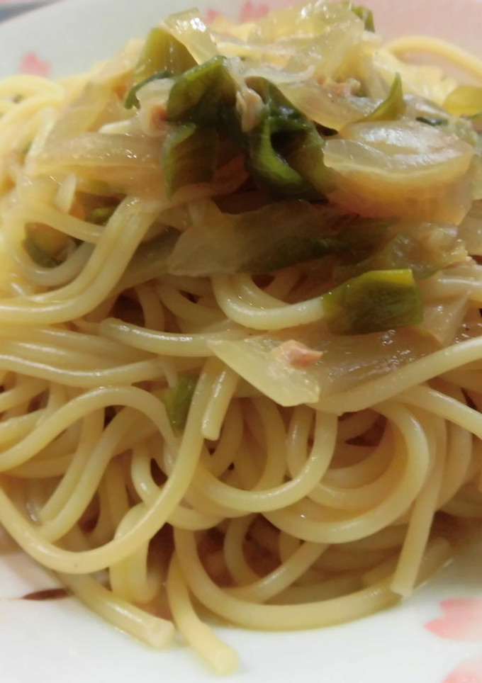 簡単おいしい！和風ツナきのこパスタ-レシピのメイン写真