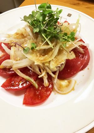 新玉ねぎとトマトのサラダ-レシピのメイン写真