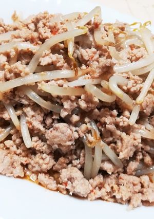 簡単☆ひき肉もやし炒め-レシピのメイン写真