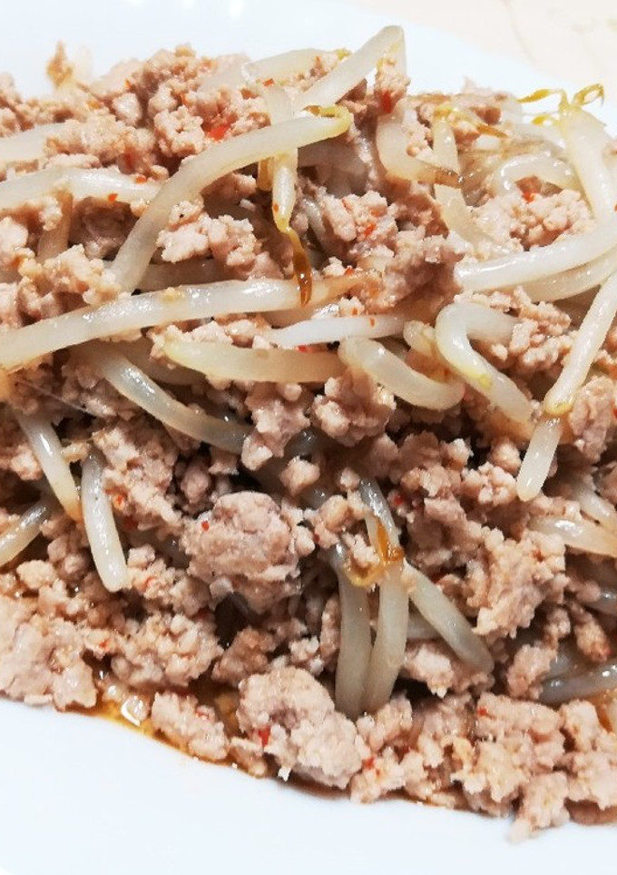 簡単☆ひき肉もやし炒め-レシピのメイン写真