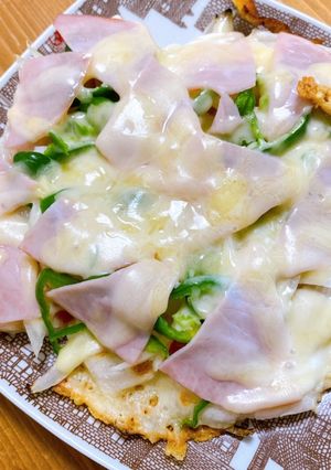 かんたん♪お餅のピザ-レシピのメイン写真
