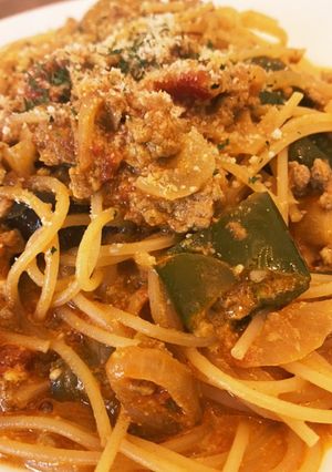 キーマカレーリメイクスパゲティ-レシピのメイン写真