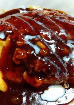 オムハヤシライス-レシピのメイン写真