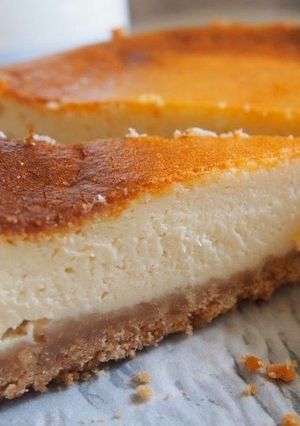 まぜるだけベイクドチーズケーキ-レシピのメイン写真