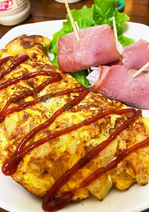 スパニッシュオムレツ-レシピのメイン写真