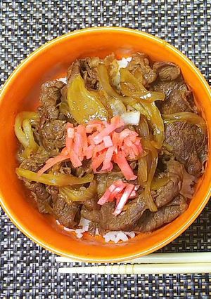 【龍愛】牛丼-レシピのメイン写真