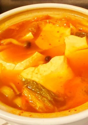 テキトー純豆腐チゲ風-レシピのメイン写真
