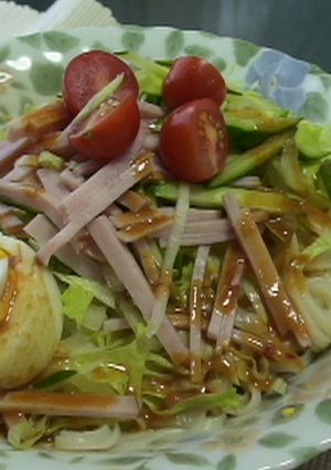 超簡単♪ピリ辛サラダそうめん♪-レシピのメイン写真