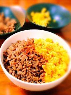*じゃらじゃら*そぼろ丼-レシピのメイン写真
