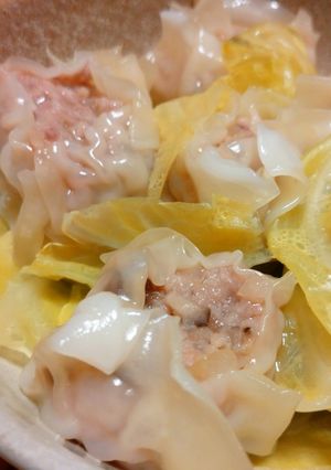 余った餃子の皮でシュウマイ-レシピのメイン写真