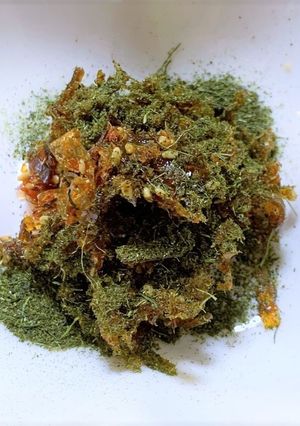 お茶粉と那古野の華のさっぱり和え-レシピのメイン写真