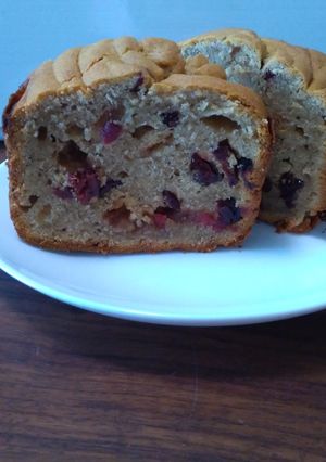 【HBで作る】米粉のベリーケーキ-レシピのメイン写真