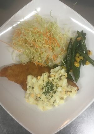 白身魚のフライ　レモンヨーグルトソース-レシピのメイン写真