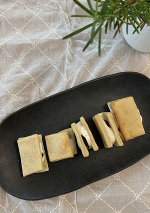 バター不使用！ヘルシーレーズンサンド-レシピのメイン写真
