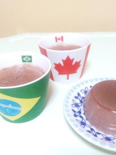 レンジで簡単!低糖質チョコプリン-レシピのメイン写真