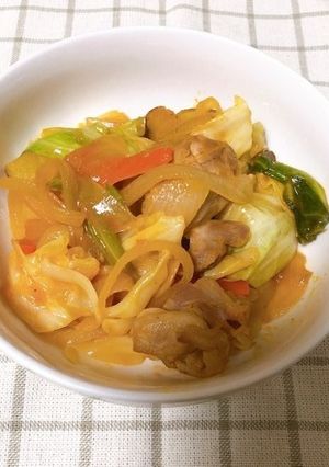 野菜ジュースを使ったタッカルビ風-レシピのメイン写真