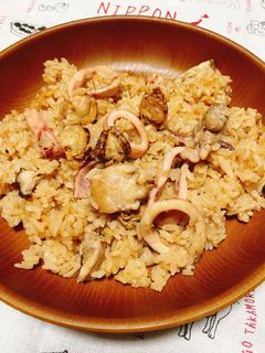 海鮮炊き込みご飯-レシピのメイン写真