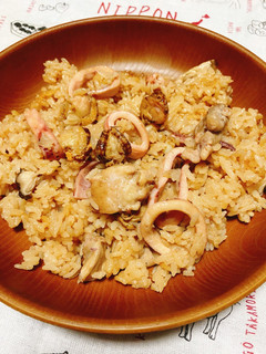海鮮炊き込みご飯-レシピのメイン写真