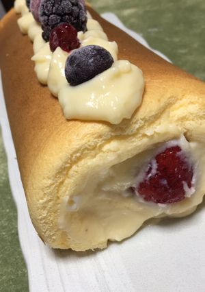 ロールケーキ-レシピのメイン写真