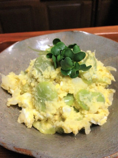 ゆずこしょう大人味のそらまめポテトサラダ-レシピのメイン写真