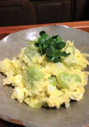ゆずこしょう大人味のそらまめポテトサラダ-レシピのメイン写真