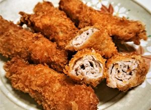 ★薄切ロース豚肉のくるくる一口カツ-レシピのメイン写真