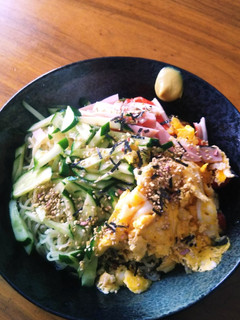 自粛中ランチ☆簡単マルちゃん冷やし中華♪-レシピのメイン写真