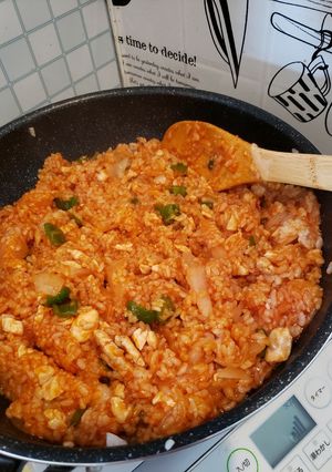 フライパンで美味しいチキンライス❤️-レシピのメイン写真
