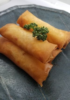 材料切るだけ❗もち入り変わり春巻き-レシピのメイン写真