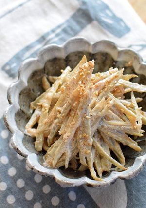 簡単副菜。ごぼうのたらマヨサラダ♪-レシピのメイン写真