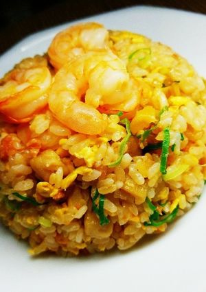 ホタテバター醤油の洋風エビ炒飯-レシピのメイン写真