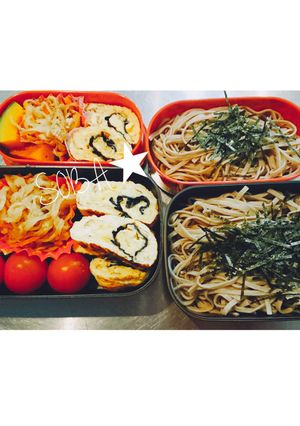 ★そば弁当 在宅二人分★-レシピのメイン写真