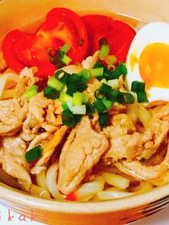 簡単★白だし冷やし肉うどん★-レシピのメイン写真