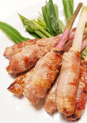 味噌がミソ★葉生姜の豚巻き焼き-レシピのメイン写真