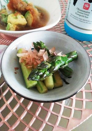 アスパラのわさび醤油バター-レシピのメイン写真