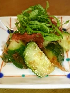 かんたん野菜料理 きゅうりの梅しそたたき-レシピのメイン写真
