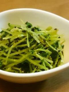 かんたん野菜料理 豆苗の塩昆布あえ-レシピのメイン写真