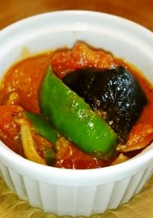 かんたん野菜料理 トマト缶ラタトゥイユ風-レシピのメイン写真