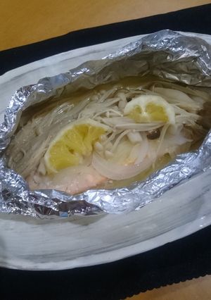 ★魚美味★鮭のバターホイル焼き-レシピのメイン写真