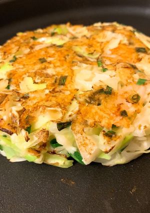 ぷりぷりえびとチーズのお好み焼き-レシピのメイン写真