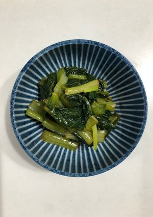 小松菜の醤油ごま油あえ-レシピのメイン写真