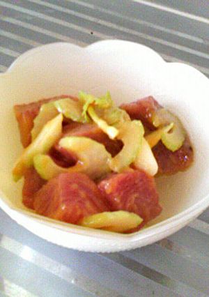 簡単おつまみ6♪爽やかまぐろのヌタ-レシピのメイン写真