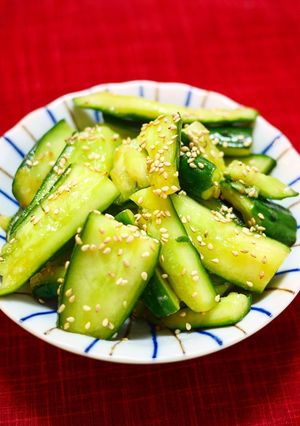 簡単たたき梅きゅうり-レシピのメイン写真